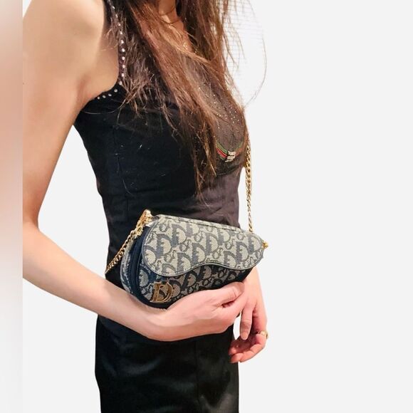 COPY - Dior blue Saddle Pouch - Picture 15 of 16